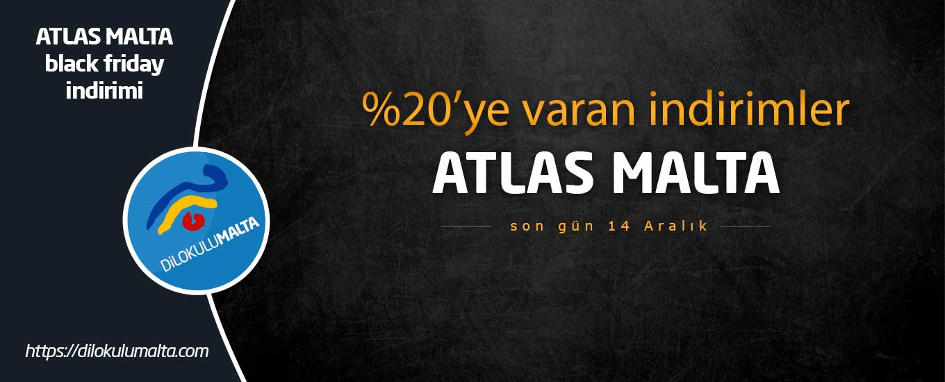 Atlas Malta Black Friday İndirimi Atlas Malta Black Friday İndirimi