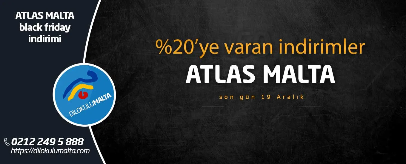 Atlas Malta Black Friday İndirimi atlas malta black friday indirimi