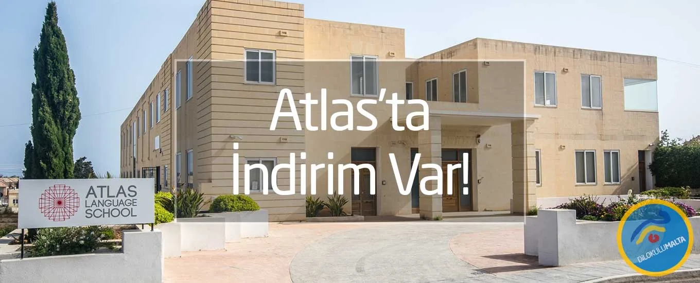 Atlas Dil Okulunda İndirim Var