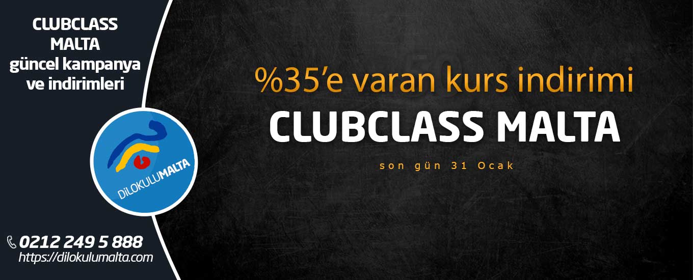 clubclass malta kampanya ve indirimleri 31 Ocak 2025