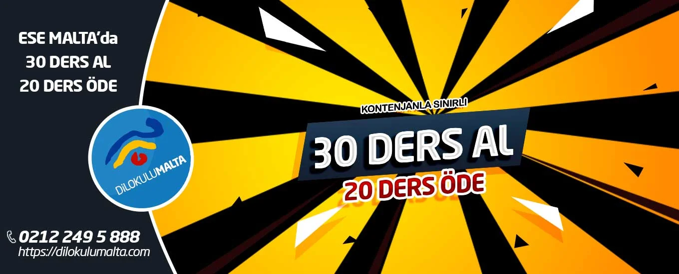 ese malta kampanya 30 ders al 20 ders ode