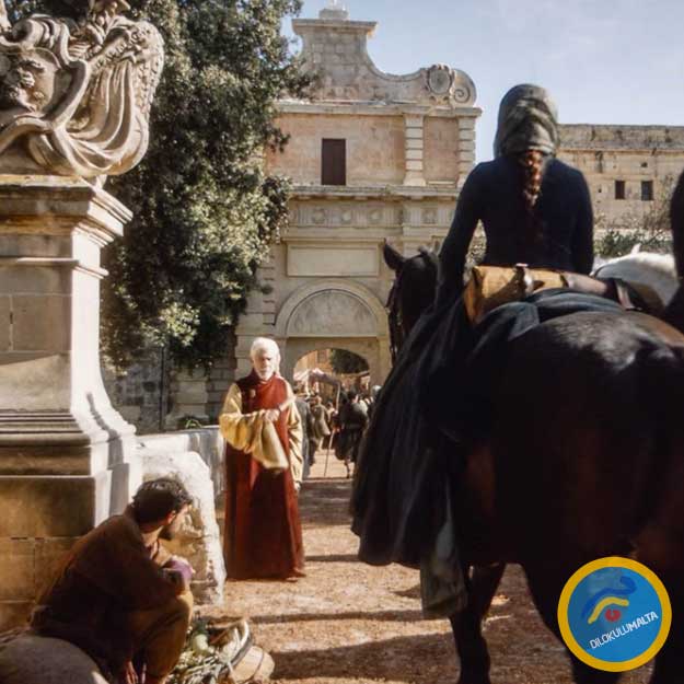 Game of Thrones Malta- Lady Stark ve Ser Rodrik Cassel - King's Landing - Mdina 