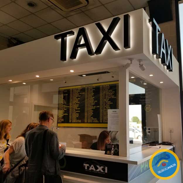 malta havaalani taksi ucretleri